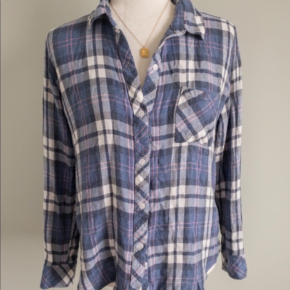 Soft Flannel Button-Up - Picture 2 of 6